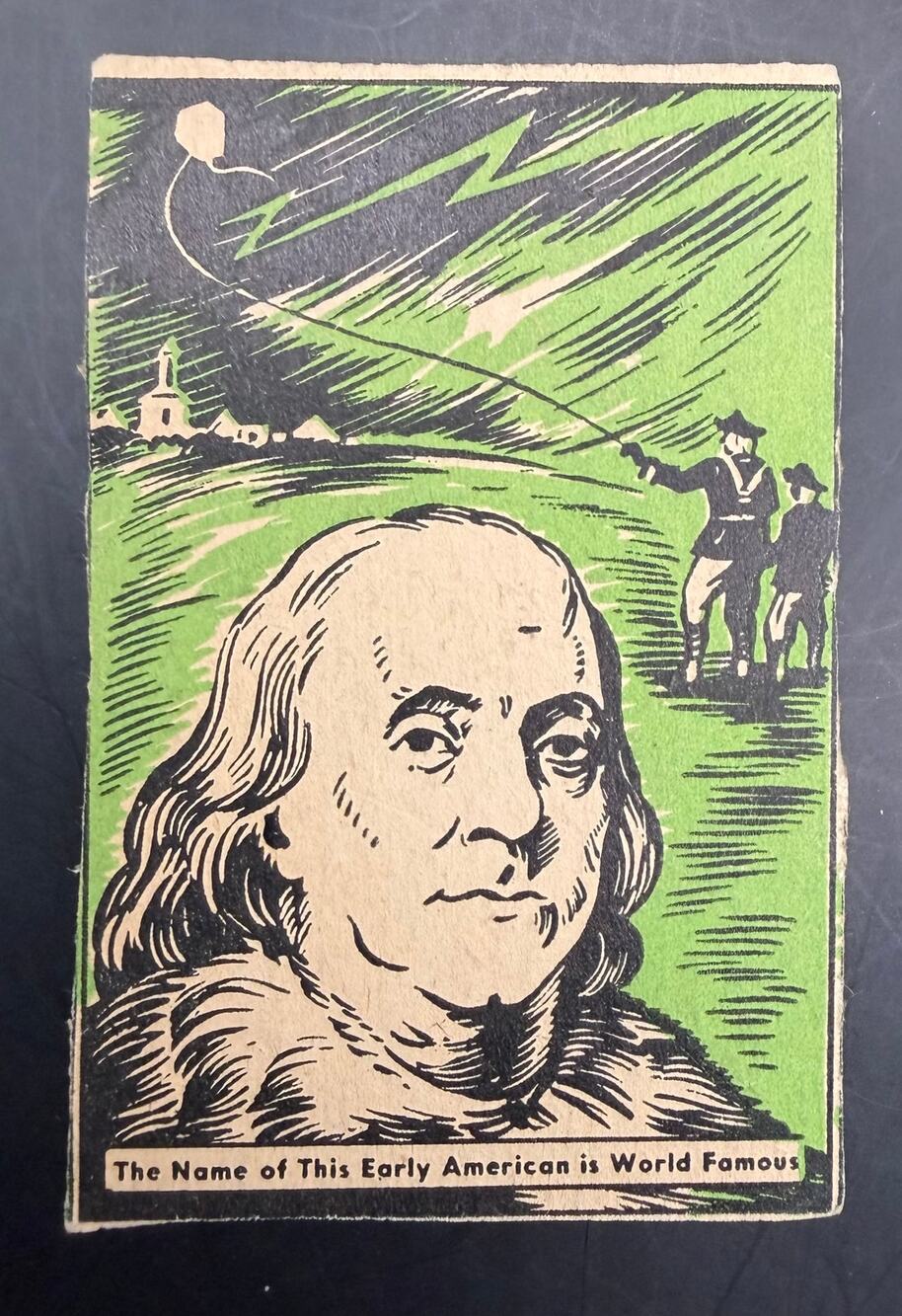 1937 Donut Corp Benjamin Franklin, US History, Inventor, Statesmen, Writer RARE!